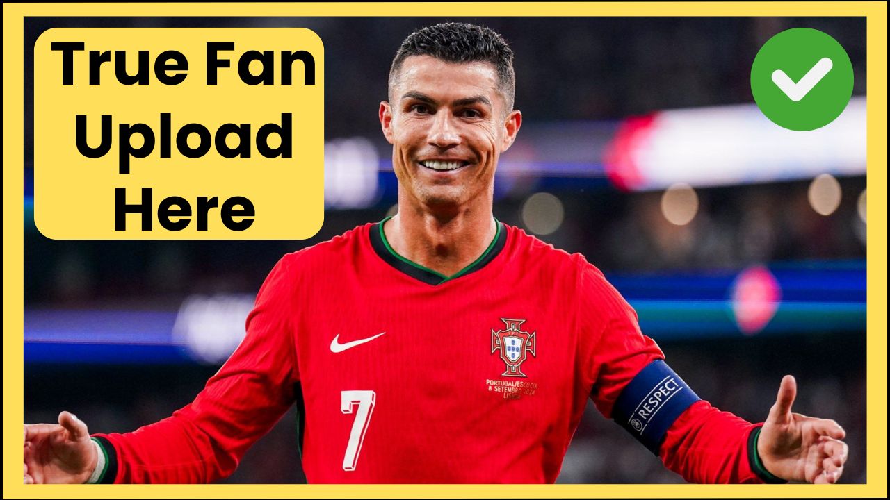 Cristiano Ronaldo True Fan Stop Face Right Place