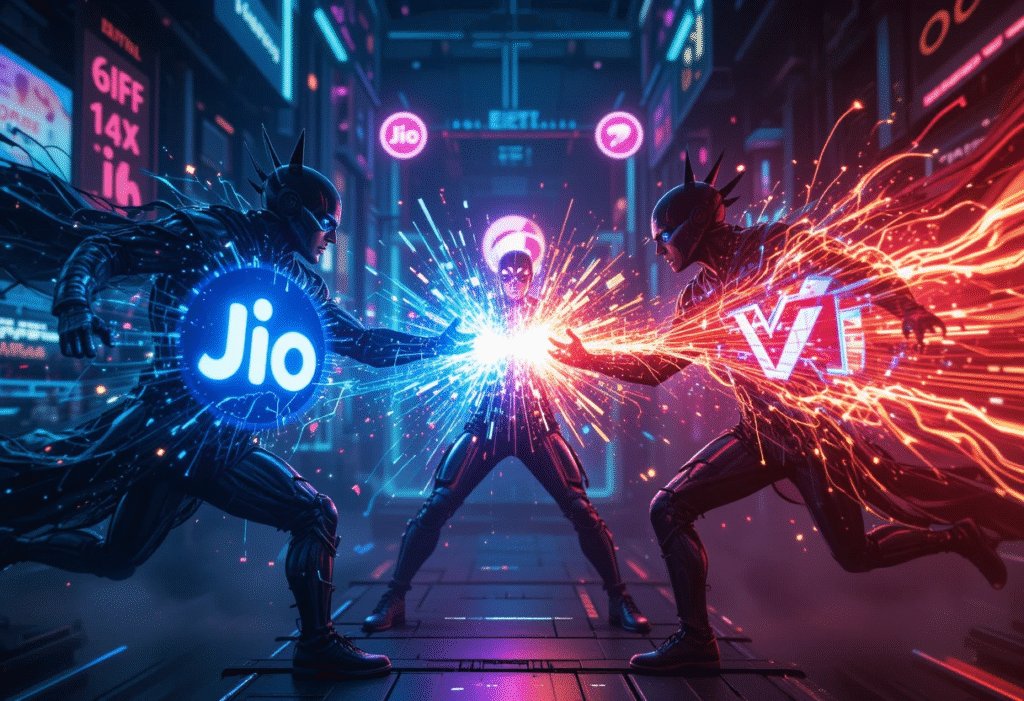 Jio vs Airtel vs Vi Which Telecom Giant Rules India in 2025