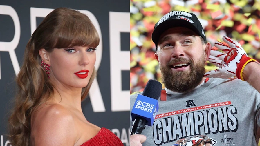 Travis Kelce Spotted with Mystery Pink Item – Swifties Think It’s a Taylor Swift Connection!